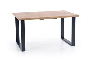 Раздвижной обеденный стол Halmar Venom 210 см, коричневый/черный цена и информация | Кухонные и обеденные столы | kaup24.ee
