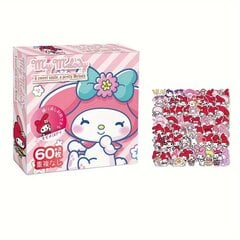 '60-osaline Sanrio Hello Kitty &amp; Friends kleebiste komplekt - Armas Kuromi, Cinnamoroll, Pochacco koomiksikleepsud DIY telefonidele, päevikutele ja autodele' hind ja info | Kirjatarbed | kaup24.ee