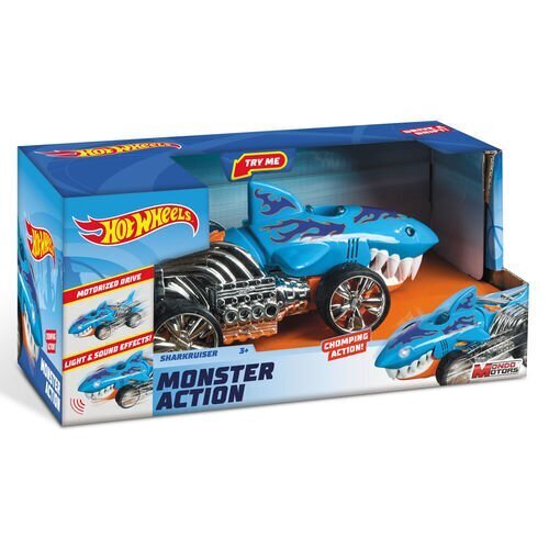 Mudelauto Hot Wheels Monster Action Sharkruiser, 51204 hind ja info | Poiste mänguasjad | kaup24.ee