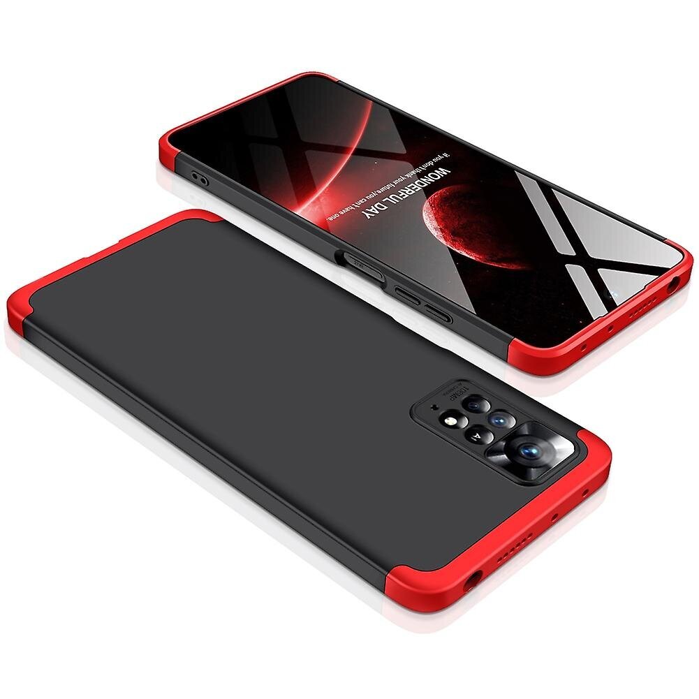 Black Red Gkk Pc Case Ühildub Xiaomi Redmi Note 11 Pro 4G / 5G Globaliga hind ja info | Telefoni kaaned, ümbrised | kaup24.ee