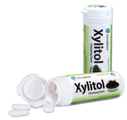 Närimiskumm Miradent Xylitol, rohelise tee maitseline hind ja info | Miradent Kosmeetika, parfüümid | kaup24.ee