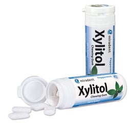 Жевательная резинка Miradent Xylitol, со вкусом перечной мяты цена и информация | Для лакомств | kaup24.ee