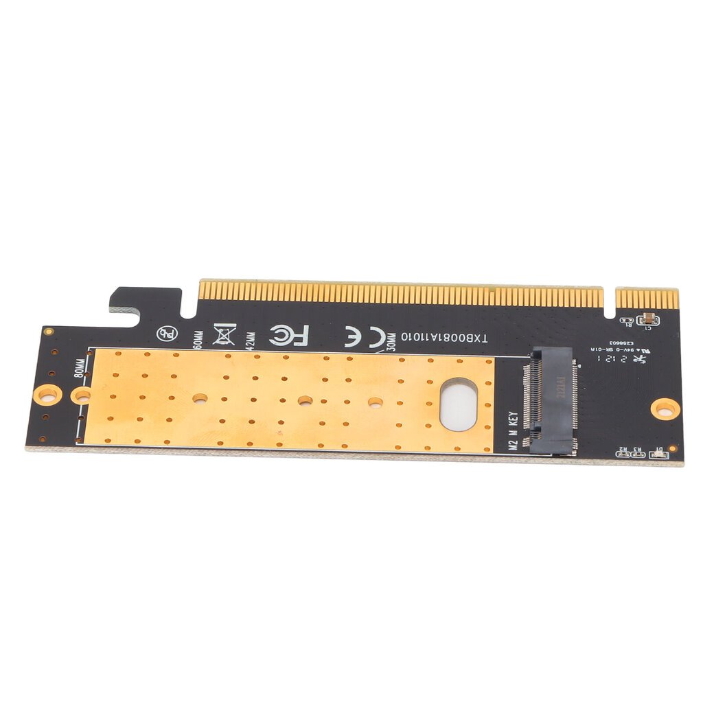 M.2–PCIE3.0 adapter 8 GB/S kiirusega PCIE X16 pesavaba laiendus 2280/2260/2242/2230 soojuse emissiooniavaga Windowsi jaoks hind ja info | Lisatarvikud korpustele | kaup24.ee