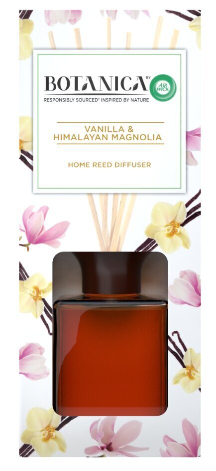 Lõhnapulgad Botanica, vanilje ja Himaalaja magnoolia lõhnaga, 80 ml hind ja info | Kodulõhnastajad | kaup24.ee
