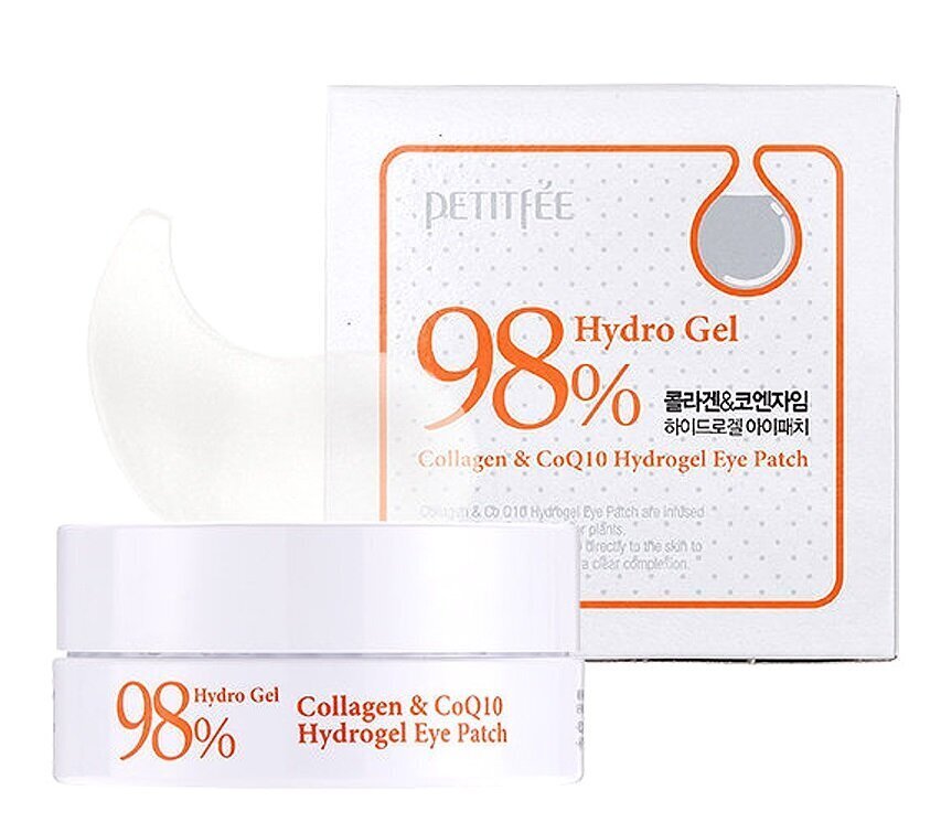 Hüdrogeeliga silmapadjad kollageeniga Petitfee Collagen & CoQ10 60 tk. цена и информация | Näomaskid, silmamaskid | kaup24.ee