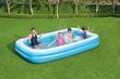 Täispuhutav bassein lastele Bestway Family, sinine цена и информация | Basseinid | kaup24.ee