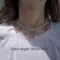 Niche Collarbone Chain Temperament Lihtne Külm Tuul Roosa Väike Cherry Kaelakee hind ja info | Kaelakeed | kaup24.ee