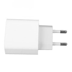 PD 20W telefoni kiirlaadija Euroopa USB C laadija kaabliga nutitelefonidele tahvelarvutitele elektroonikaseadmetele EU 100?240V hind ja info | USB jagajad, adapterid | kaup24.ee