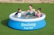 Täispuhutav bassein Bestway Fast Set, 183x51 cm, sinine цена и информация | Basseinid | kaup24.ee