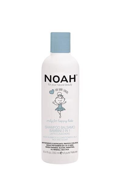 Noah Pehme ning õrnatoimeline šampoon lastele igapäevaseks kasutamiseks 250ml цена и информация | Šampoonid | kaup24.ee