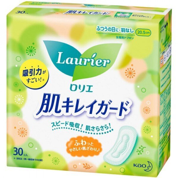 "Laurier" Skin Clean, 4* Normal Daytime 20,5 cm, Without Wings, hügieenisidemed päevaseks kasutamiseks hind ja info | Tampoonid, hügieenisidemed, menstruaalanumad | kaup24.ee