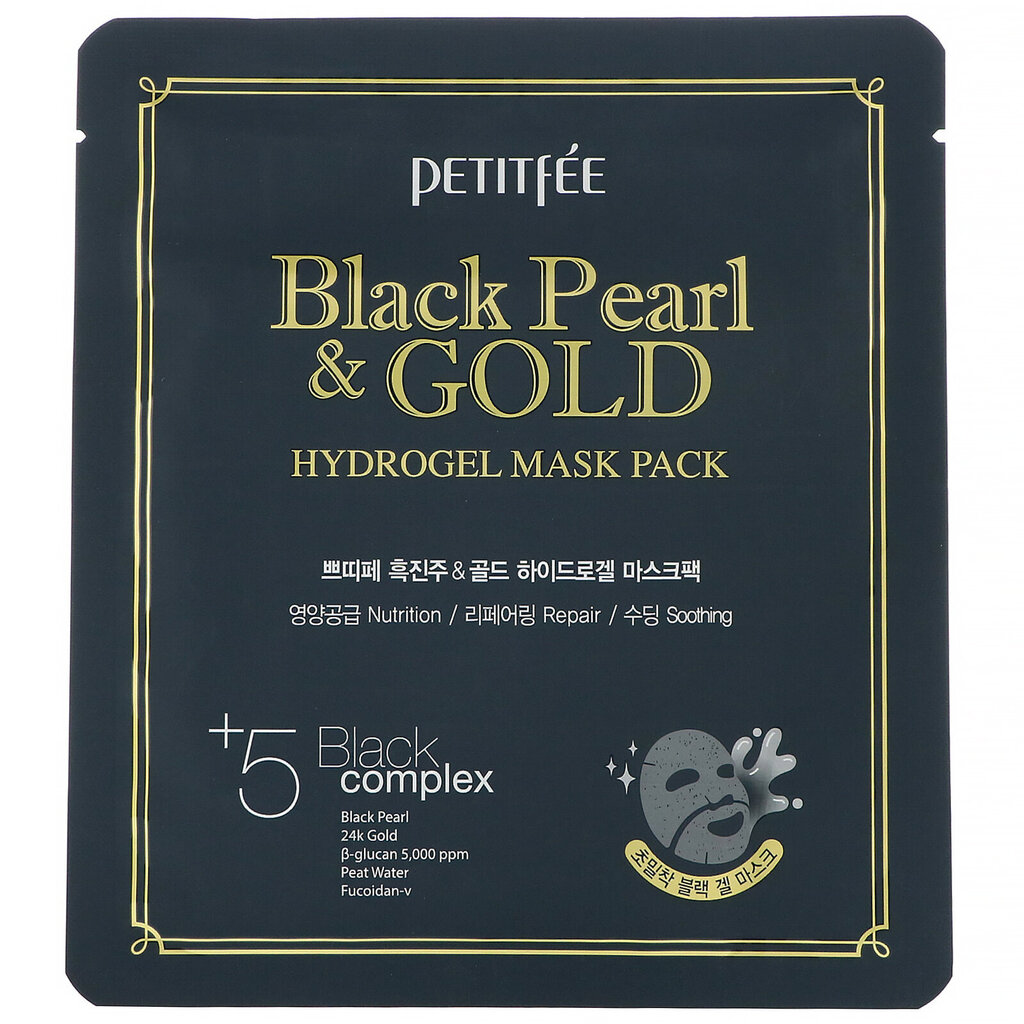 Kangasmask Petitfee Gold Hydrogel 1 tk цена и информация | Näomaskid, silmamaskid | kaup24.ee