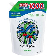 Vahend nõude, köögi-ja puuviljade pesemiseks Yashinomi Saraya, 1000ml цена и информация | Гели для посудомоечных машин | kaup24.ee