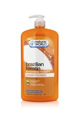 Natural World palsam Brazilian Keratin Smoothing Therapy 1000ml hind ja info | Juuksepalsamid | kaup24.ee