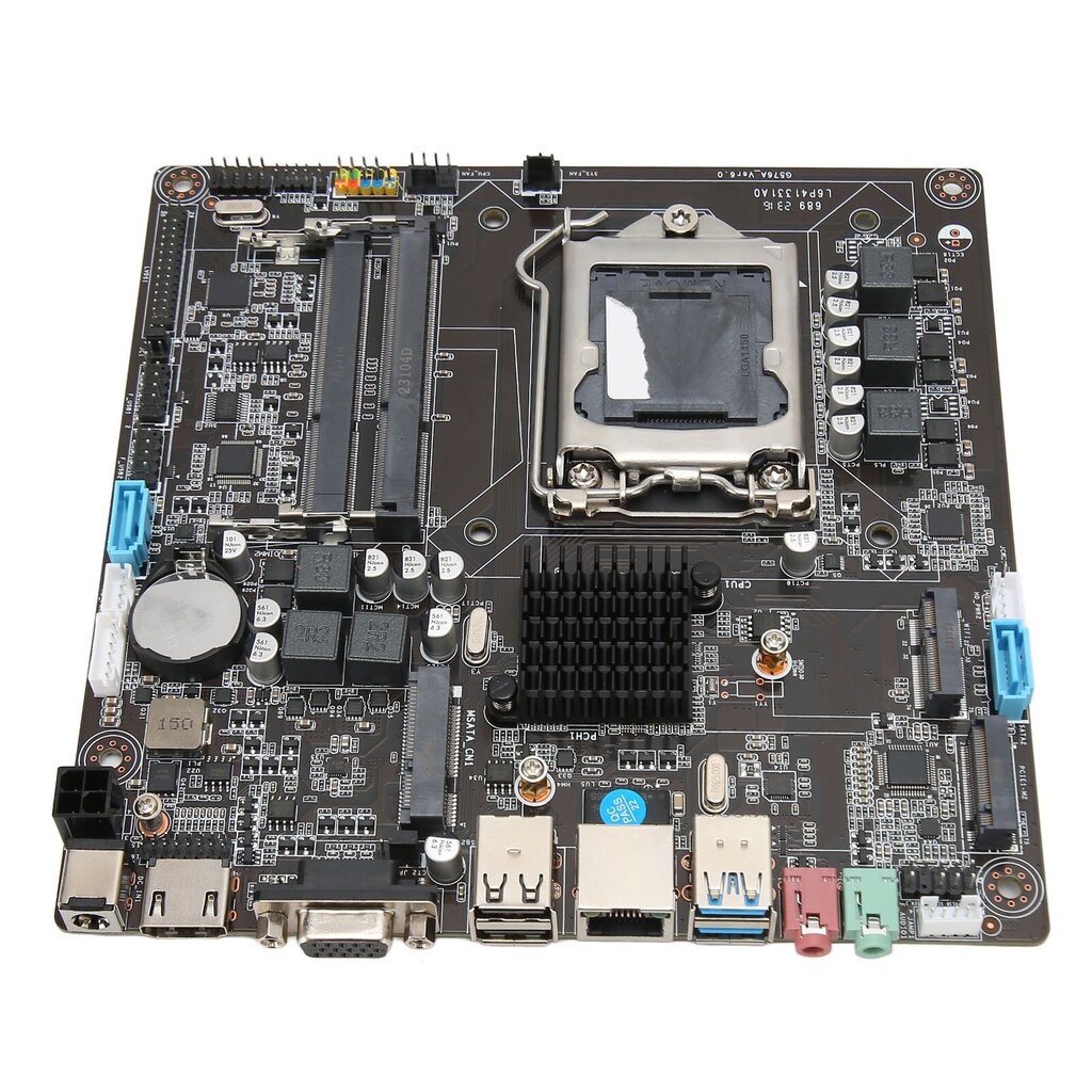 H81 Mini ITX emaplaat LGA 1150 pesa kahe kanaliga DDR3 tugi Core I3 I5 I7 4. 5. põlvkonna protsessorile kõik ühes arvutis цена и информация | Lisatarvikud korpustele | kaup24.ee