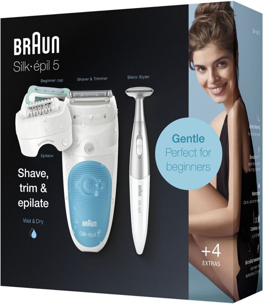 Braun Silk-epil SES 5810 цена и информация | Epilaatorid, raseerijad | kaup24.ee