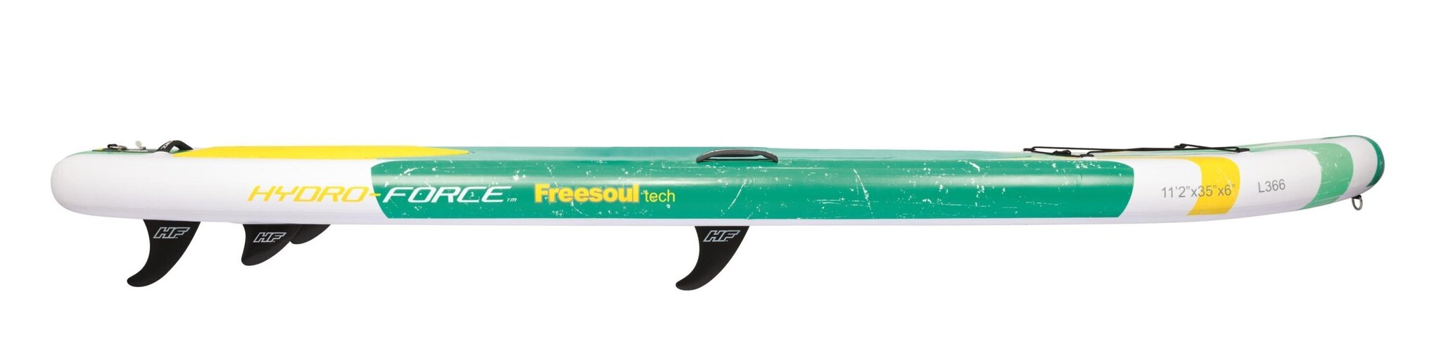 Täispuhutav aerulaud aeruga Bestway Hydro-Force Freesoul Tech, 340x89 cm, roheline цена и информация | Veesport | kaup24.ee