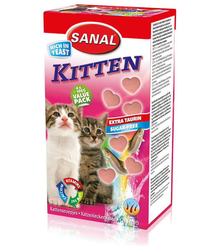 Sanal Cat Kitten 30g noorte kasside toidulisand tablettides цена и информация | Vitamiinid, toidulisandid ja parasiitide vastased tooted | kaup24.ee