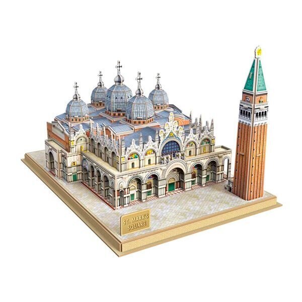 3D pusle CubicFun National Geographic Venice ST Mark's Square, 107-osaline цена и информация | Pusled | kaup24.ee