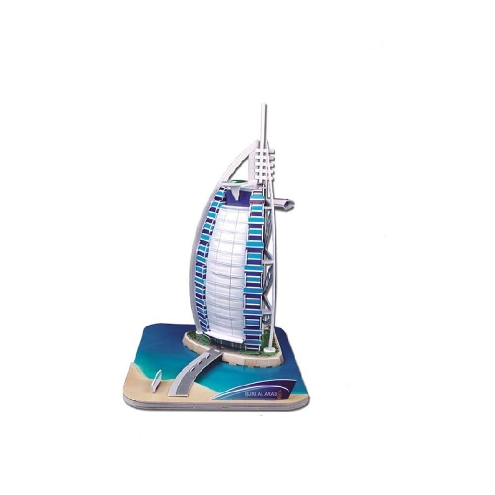 3D Pusle CubicFun Hotell Burj al-Arab, 44 osa hind ja info | Pusled | kaup24.ee