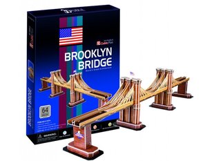 3D Pusle CubicFun Brooklyn Bridge, 64 osa цена и информация | Пазлы | kaup24.ee