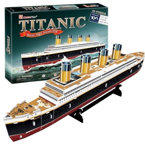 3D Pusle CubicFun Titanic, 35 osa hind ja info | Pusled | kaup24.ee