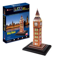 3D Pusle CubiFun Big Ben LED, 28 osa цена и информация | Пазлы | kaup24.ee