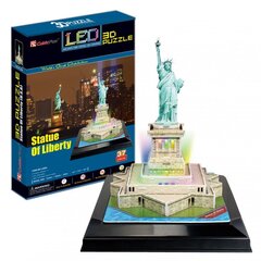 3D пазл CubicFun LED Статуя Свободы цена и информация | Пазлы | kaup24.ee