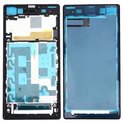 Must Esikorpus Lcd Raam Bez Plate Ühildub Sony Xperia Z1 Blackiga hind ja info | Telefoni kaaned, ümbrised | kaup24.ee