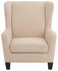 Кресло с пуфом Notio Living Spicy, кремового цвета цена и информация | Кресла в гостиную | kaup24.ee