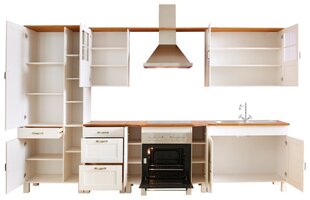 Набор мебели для кухни из 6 предметов Notio Living Dennis, светло-коричневый цена и информация | Кухонные гарнитуры | kaup24.ee