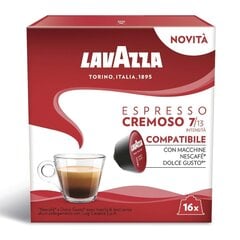 Lavazza „Espresso Cremoso“, 16 Dolce Gusto kohvikapslid kohvimasinatele. цена и информация | Кофе, какао | kaup24.ee