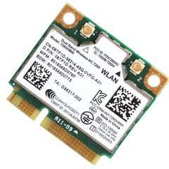 Mini PCIE traadita WiFi-kaart kaheribaline BT 4.0 võrgumoodul Intel 7260 ac Dell 7260HMW jaoks hind ja info | Sülearvuti tarvikud | kaup24.ee