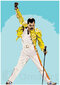 Maalimiskomplekt numbrite järgi Freddie Mercury 35x50 hind ja info | Maalid numbri järgi | kaup24.ee