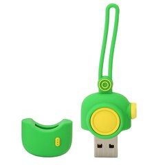 Cartoon U ketta tugi Hot Swap Plug and Play USB2.0 Flash Disk USB-mälupulk mobiiltelefoni arvutile Roheline 16G hind ja info | Mälupulgad | kaup24.ee