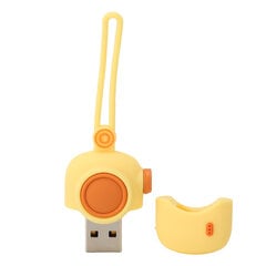 Cartoon U ketta tugi Hot Swap Plug and Play USB2.0 Flash Disk USB-mälupulk mobiiltelefoni arvutile Kollane 64G hind ja info | Mälupulgad | kaup24.ee