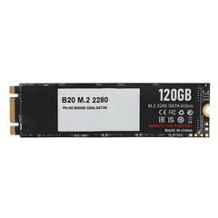 M.2 2280 SATA SSD 6Gb/s SATA III 3D TLC NAND Plug and Play sülearvuti SSD arvutimänguäri jaoks 120GB hind ja info | Mälupulgad | kaup24.ee