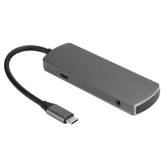 в 1 многофункциональная HD док-станция Type C на HDMI USB3.1 HUB с зарядкой PD цена и информация | Охлаждающие подставки и другие принадлежности | kaup24.ee