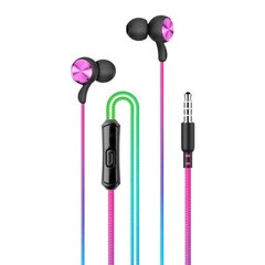 Rainbow In-Ear kõrvaklapid mikrofoniga 3,5 mm iPhone, Samsungi mitmevärvilised цена и информация | Наушники | kaup24.ee