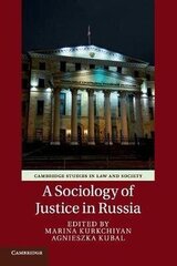 Sociology of Justice in Russia цена и информация | Книги по социальным наукам | kaup24.ee