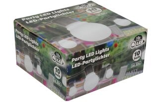 Välitingimustesse jõulutuled 10 LED, valge hind ja info | Aia- ja õuevalgustid | kaup24.ee