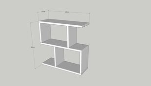 Столик Kalune Design Life, серый цена и информация | Журнальные столики | kaup24.ee