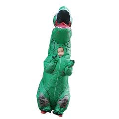 Dinosauruse kostüüm T Rex täispuhutav dinosauruse puhumiskostüüm Halloweeni cosplay-peo jõuludeks hind ja info | Karnevali kostüümid | kaup24.ee