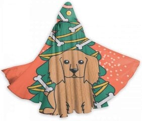 D295 Christmas Dog Bones Tree Meeste kapuutsiga jope täiskasvanutele mantli mustriga 59-tolline jõuludeks Halloweeni Cosplay kostüümid HYG295 hind ja info | Karnevali kostüümid | kaup24.ee