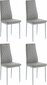 4-tooli komplekt Notio Living Barak, hall hind ja info | Söögitoolid, baaritoolid | kaup24.ee