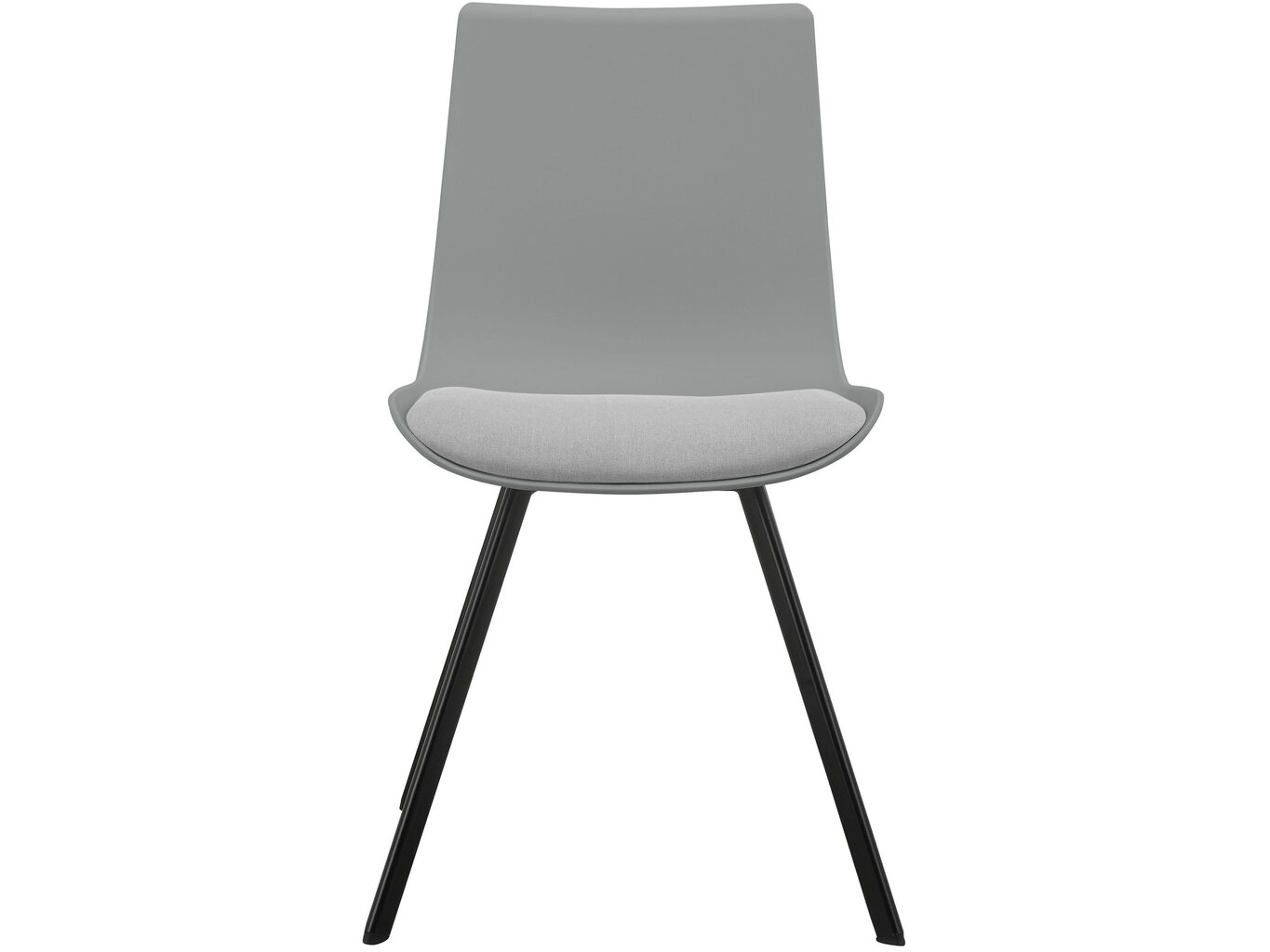 2-tooli komplekt Notio Living Lala, hall цена и информация | Söögilaua toolid, köögitoolid | kaup24.ee