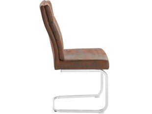 2-tooli komplekt Notio Living Lagona, pruun hind ja info | Söögitoolid, baaritoolid | kaup24.ee
