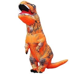 Täispuhutav dinosauruse kostüümide komplekt, kleit Tyrannosaurus Rex Anime Party Cosplay karnevali jõulude Halloweeni kostüüm meestele ja naistele täiskasvanutele ja lastele hind ja info | Karnevali kostüümid | kaup24.ee