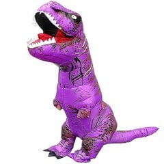 Täispuhutav dinosauruse kostüümide komplekt, kleit Tyrannosaurus Rex Anime Party Cosplay karnevali jõulude Halloweeni kostüüm meestele ja naistele täiskasvanutele ja lastele hind ja info | Karnevali kostüümid | kaup24.ee