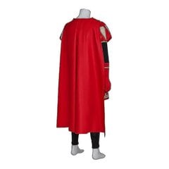 Shrek Cosplay Lord Farquaadi kostüüm Meeste Farquaadi rõivad, punane mantel Cape Peakatted Müts Halloweeni jõulukarnevali kostüüm – JA цена и информация | Карнавальные костюмы | kaup24.ee